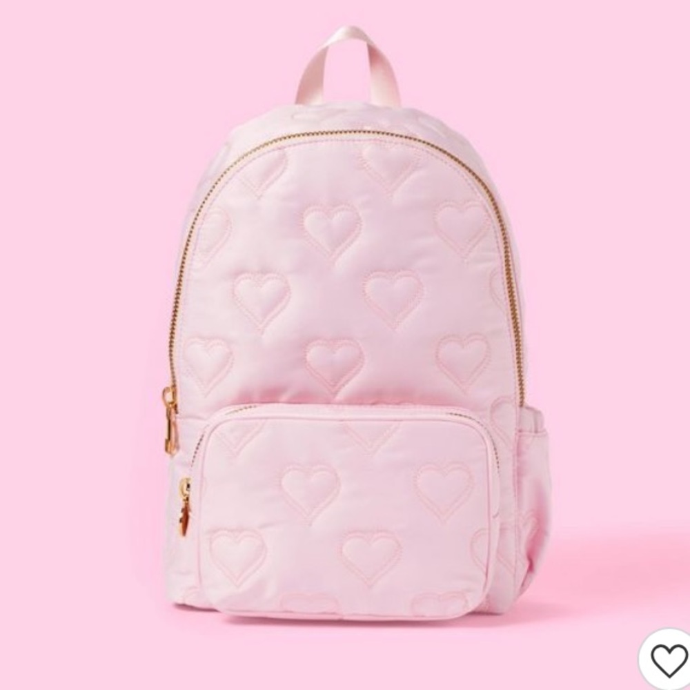 Stoney Clover Lane x Target Quilted Hearts Backpack - Light Pink